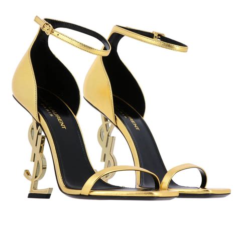 sandali con tacco yves saint laurent